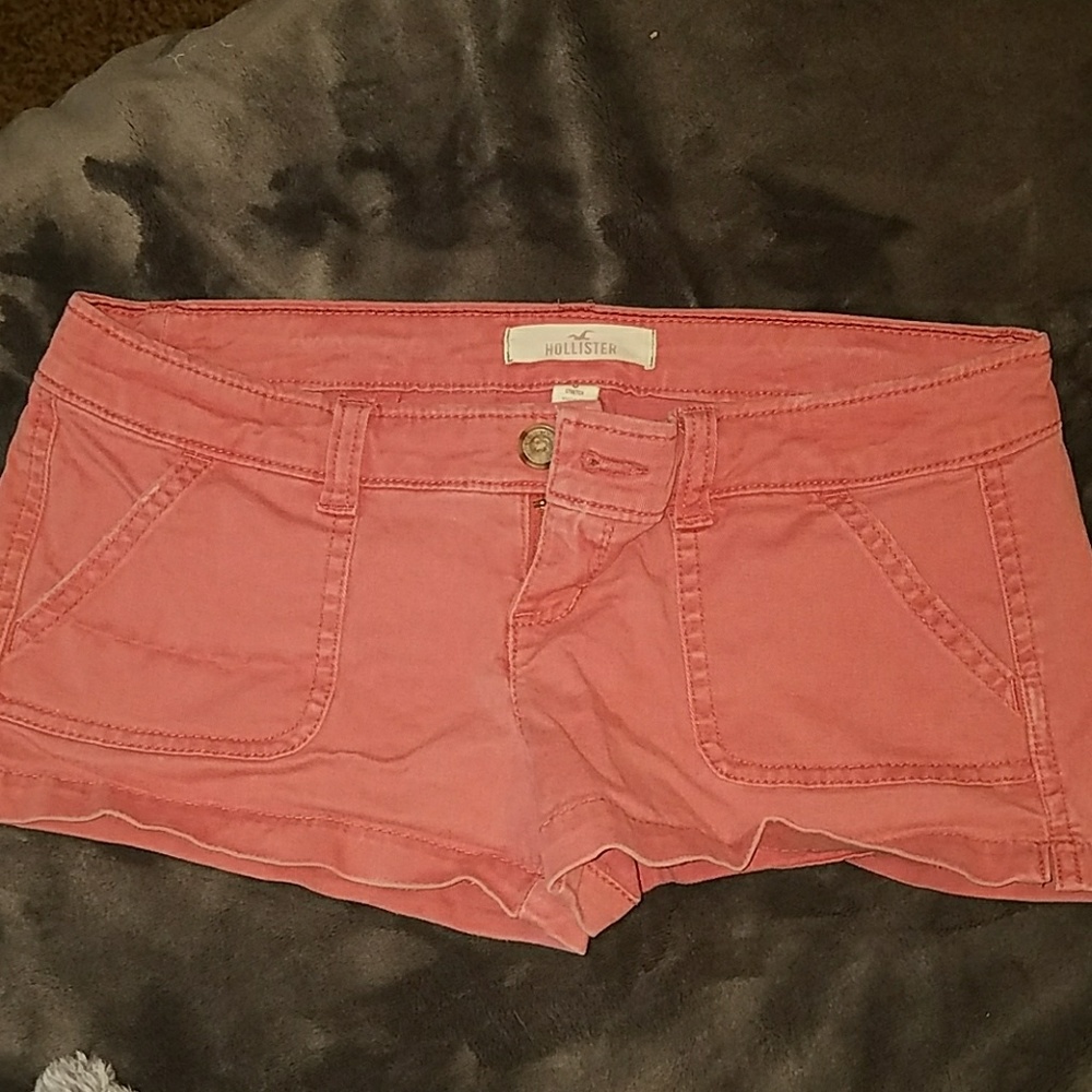 Dark salmon colored Hollister shorts